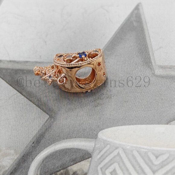 Pandora Star & Crescent Moon Charm - Picture 5 of 7